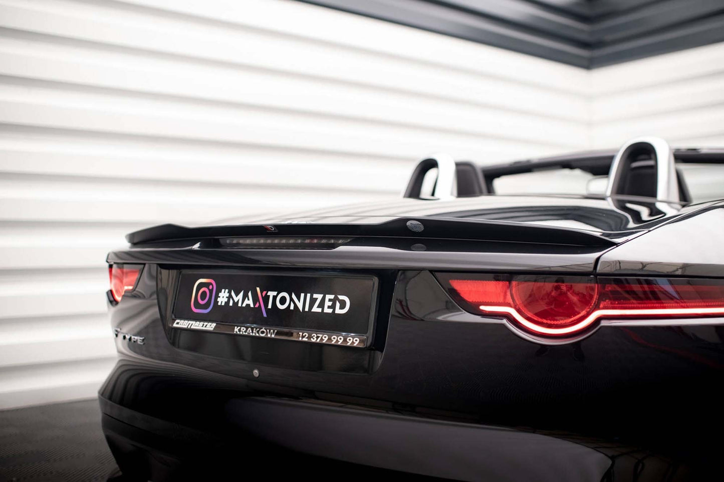 Maxton Design spoiler portbagaj pentru Jaguar F-Type Mk1 (2016-2020), lac negru