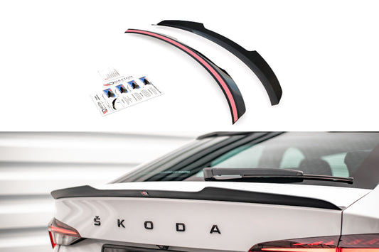Spoiler portbagaj Maxton Design pentru Skoda Octavia hatchback (după 2019), negru lucios