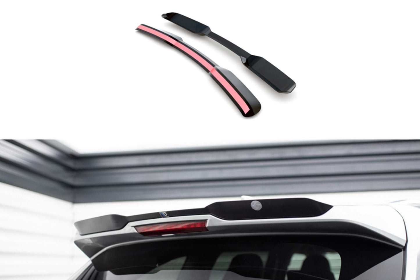 Spoiler portbagaj Maxton Design pentru Toyota Highlander (după 2019), negru lucios