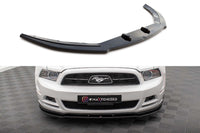 Splitter bara fata Maxton Design pentru Ford Mustang Mk5 (2009-2014), negru lucios