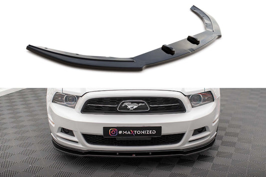 Splitter bara fata Maxton Design pentru Ford Mustang Mk5 (2009-2014), negru lucios