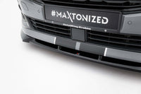 Maxton Design spoiler pentru bara fata Ford Transit Connect dupa 2024, negru lucios