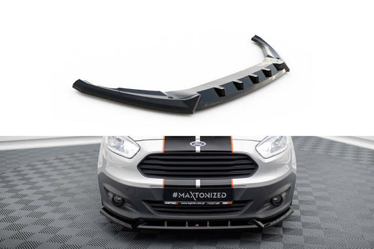 Maxton Design spoiler bara fata pentru Ford Transit Courier (2014-2017), negru lucios