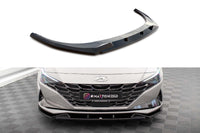 Maxton Design splitter pentru bara fata Hyundai Elantra Mk7 (2020-2023), culoare carbon
