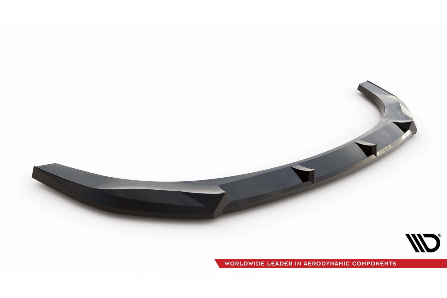 Splitter Maxton Design pentru bara fata a Hyundai Kona N-Line (2022-), negru lac