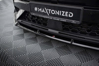 Splitter Maxton Design pentru bara fata a Hyundai Kona N-Line (2022-), negru lac