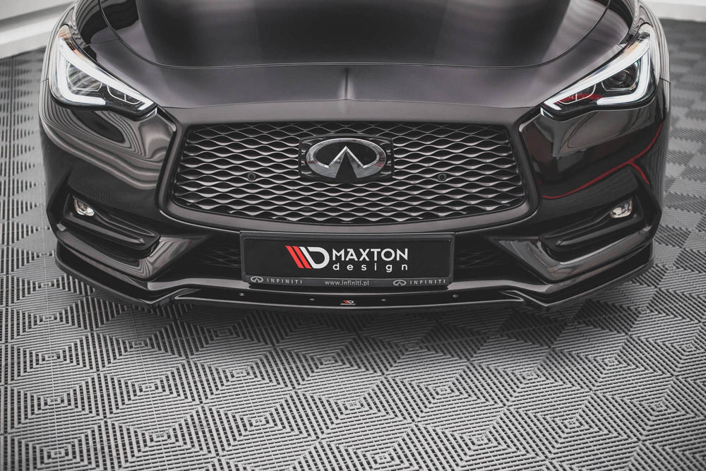 Maxton Design spoiler bara fata pentru Infiniti Q60 S (dupa 2017), culoare carbon