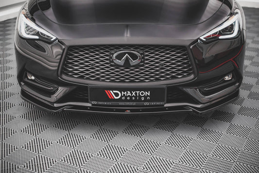 Maxton Design spoiler bara fata pentru Infiniti Q60 S (dupa 2017), culoare carbon