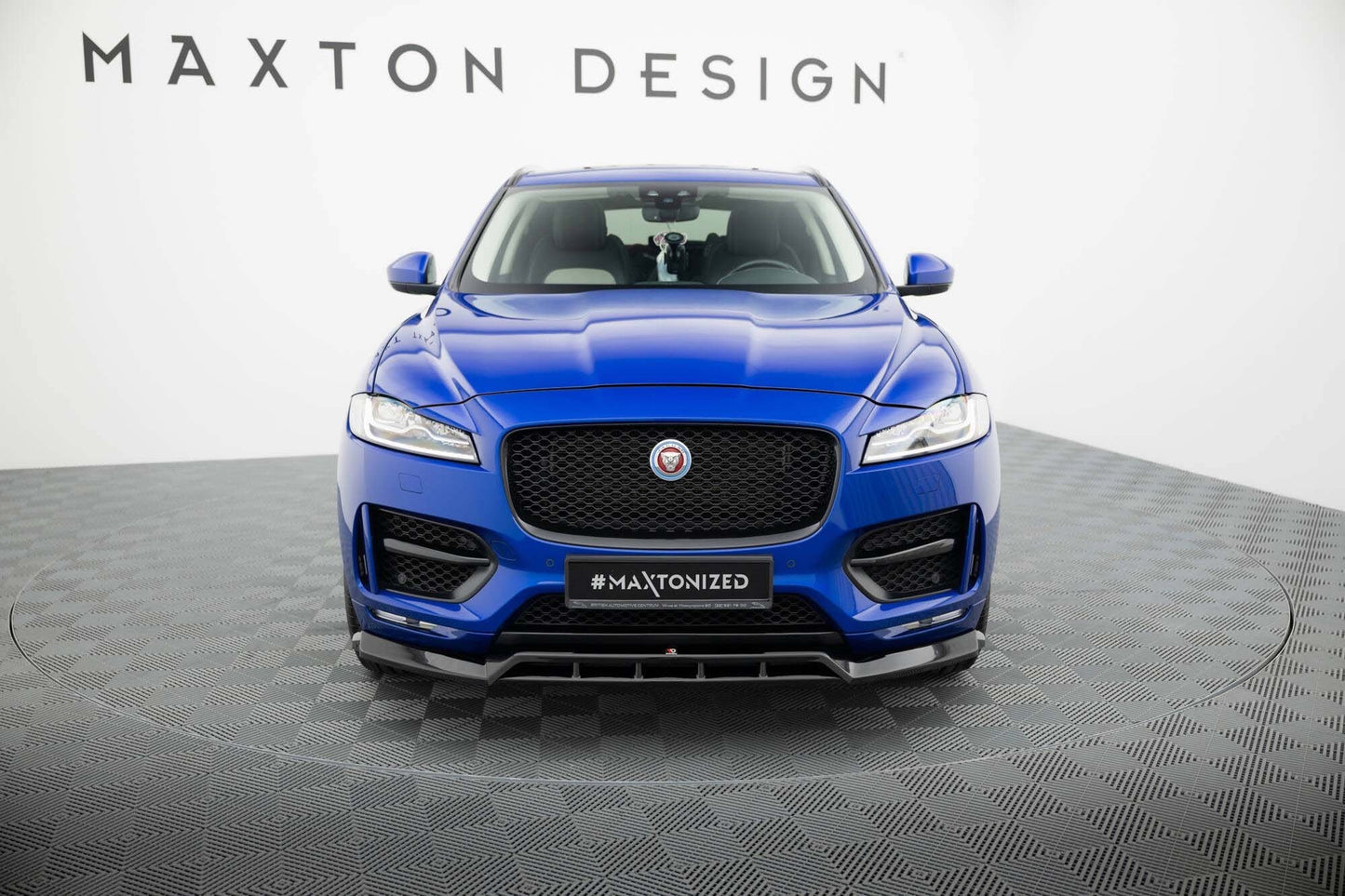 Maxton Design spoiler bara fata pentru Jaguar F-Pace R-Sport (2016-2020), lac negru