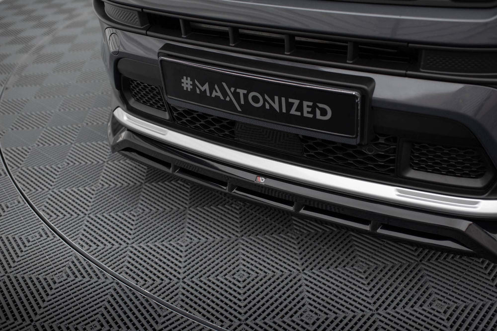 Spoiler bara fata Maxton Design pentru Jeep Compass Limited (dupa 2021), negru lacuit