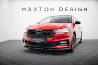 Maxton Design Spoiler frontal pentru Skoda Fabia (din 2021), negru lucios