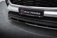 Spoiler bară față Maxton Design pentru Toyota Highlander (după 2019), negru lucios