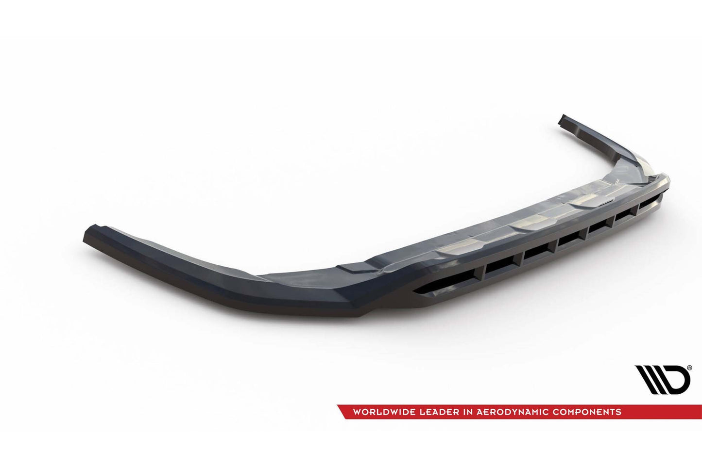 Front Bumper Lip Maxton Design for Toyota Rav4 Adventure (from 2019), black gloss