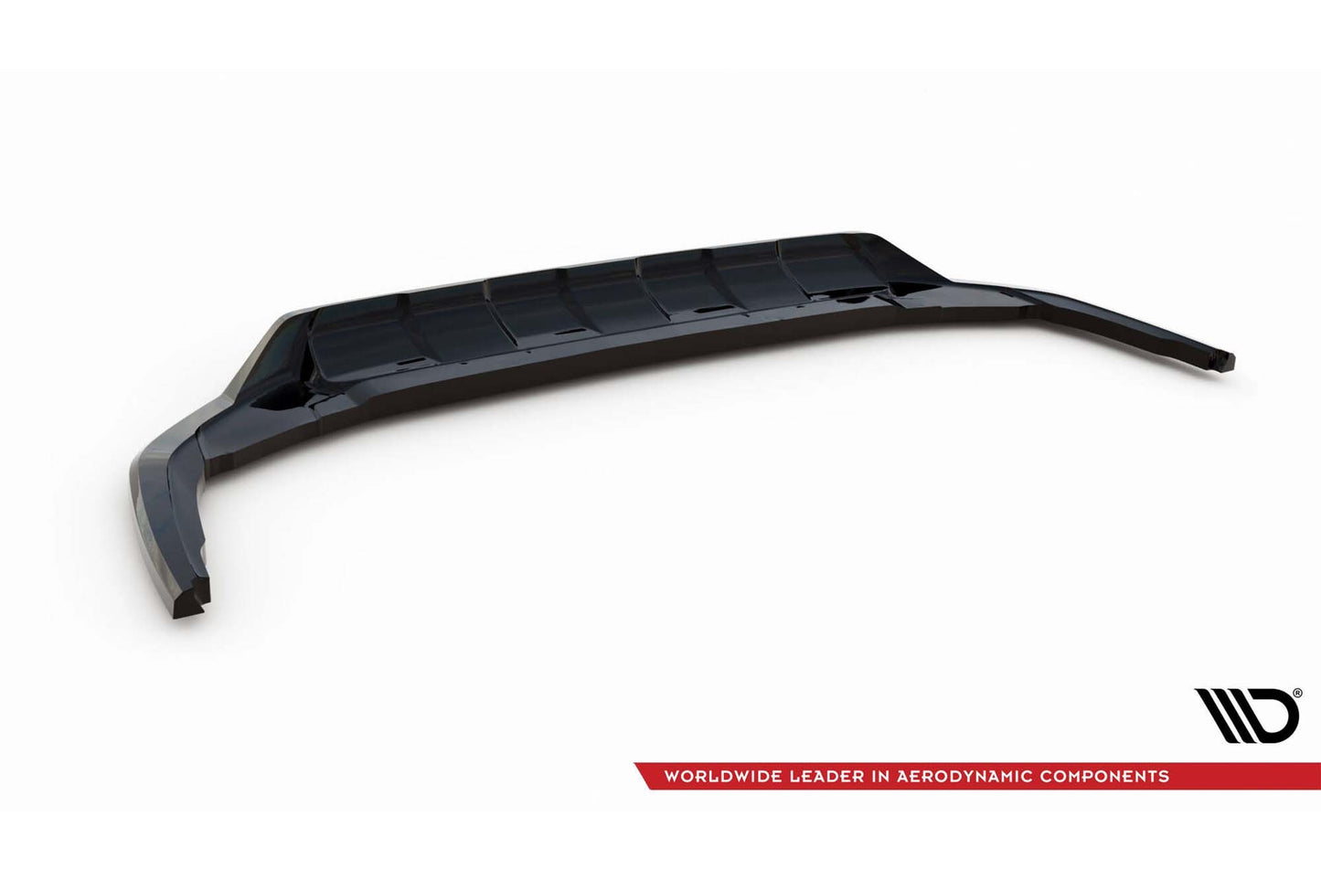 Front Bumper Lip Maxton Design for Toyota Rav4 Adventure (from 2019), black gloss