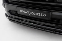 Front Bumper Lip Maxton Design for Toyota Rav4 Adventure (from 2019), black gloss