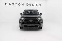 Front Bumper Lip Maxton Design for Toyota Rav4 Adventure (from 2019), black gloss