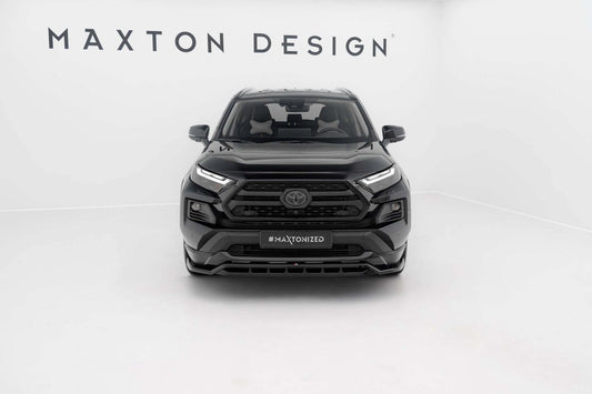 Spoiler bara fata Maxton Design pentru Toyota Rav4 Adventure (dupa 2019), lac negru