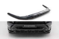 Front Bumper Lip Maxton Design for Toyota Rav4 Adventure (from 2019), black gloss