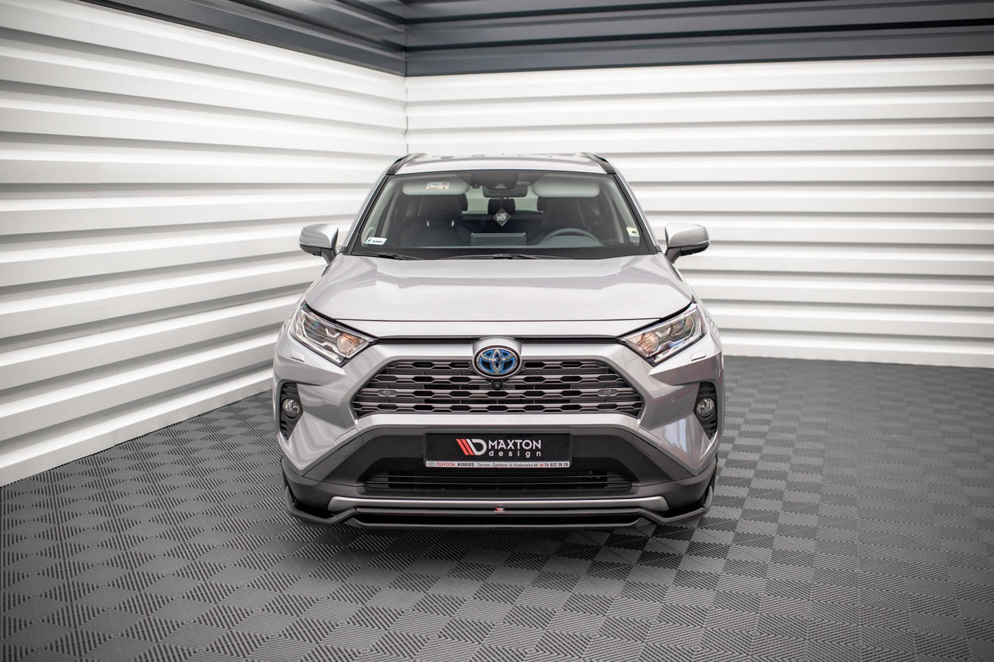 Front Splitter Maxton Design pentru Toyota Rav4 (după 2019), negru mat
