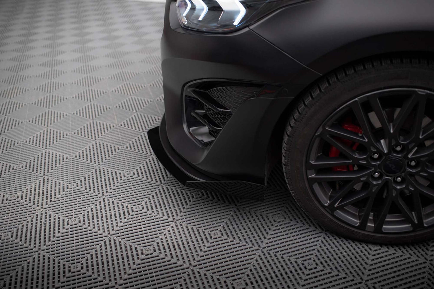 Spoiler Maxton Design pentru bara fata GT a Kia Pro Ceed, Ceed (2022-), negru mat