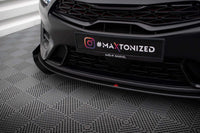 Spoiler Maxton Design pentru bara fata GT a Kia Pro Ceed, Ceed (2022-), negru mat