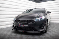 Spoiler Maxton Design pentru bara fata GT a Kia Pro Ceed, Ceed (2022-), negru mat