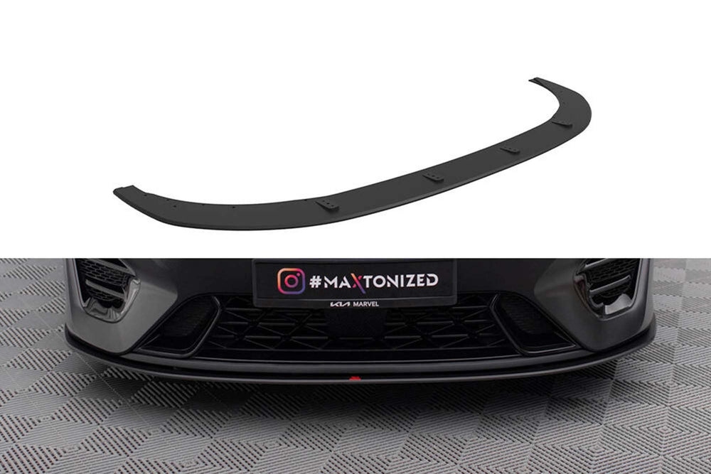 Spoiler Maxton Design pentru bara fata GT a Kia Pro Ceed, Ceed (2022-), negru mat