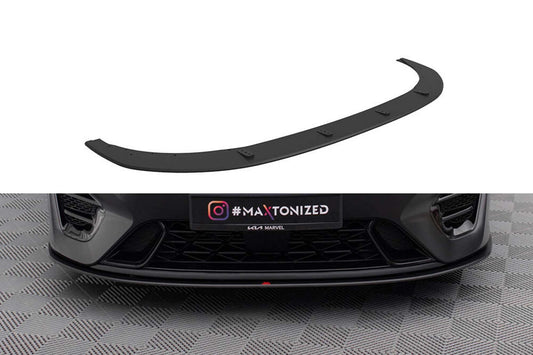 Spoiler Maxton Design pentru bara fata GT a Kia Pro Ceed, Ceed (2022-), negru mat