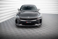Maxton Design spoiler față GT/GT-Line pentru Kia Stinger (2017-2023), negru mat