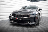 Maxton Design spoiler față GT/GT-Line pentru Kia Stinger (2017-2023), negru mat