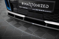 Maxton Design spoiler front splitter for Kia EV9 GT-Line (2023+), gloss black
