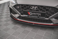 Splitter Maxton Design pentru bara fata N-Line a Hyundai i30 hatchback, station wagon (2020-), negru mat