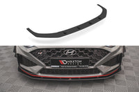 Splitter Maxton Design pentru bara fata N-Line a Hyundai i30 hatchback, station wagon (2020-), negru mat