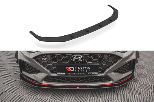 Splitter Maxton Design pentru bara fata N-Line a Hyundai i30 hatchback, station wagon (2020-), negru mat