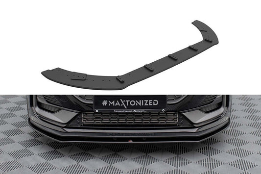 Maxton Design spoiler pentru bara fata ST a Ford Fiesta după 2021, mat negru