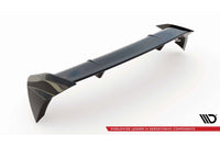 Maxton Design spoiler plafon pentru Ford Fiesta Standard / ST‑Line (2017‑2021, dupa 2021), mat negru