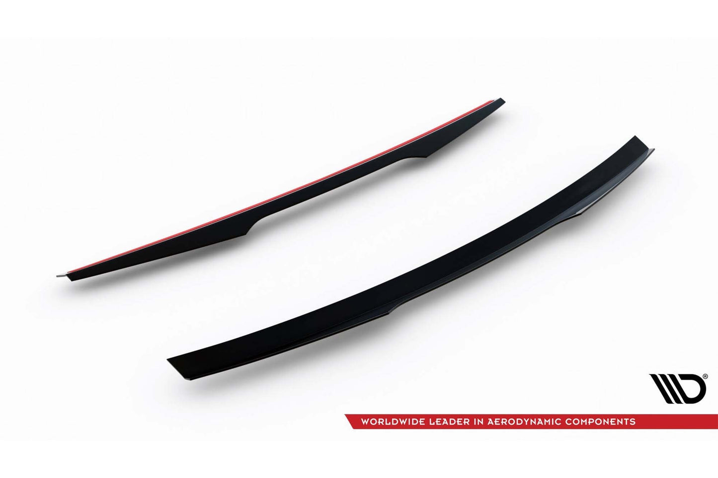 Maxton Design spoiler plafon pentru Ford Fiesta Standard / ST / ST-Line (2017‑2024), negru lacuit