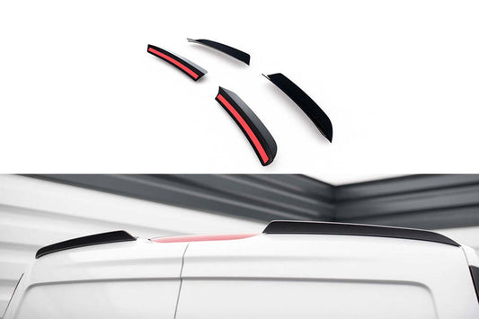 Maxton Design spoiler plafon pentru Ford Transit Connect (2017-2023), negru lucios