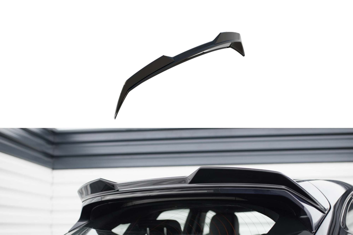 Maxton Design spoiler plafon pentru Jaguar E-Pace R-Dynamic (2017-2020), lac negru