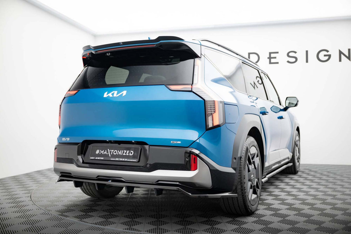 Maxton Design Plafon Spoiler for Kia EV9 GT-Line (2023+), Gloss Black