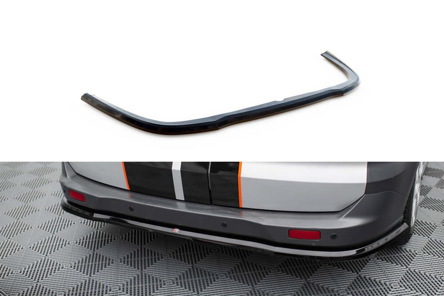 Maxton Design spoiler bara spate pentru Ford Transit Courier (2014-2017), negru lucios