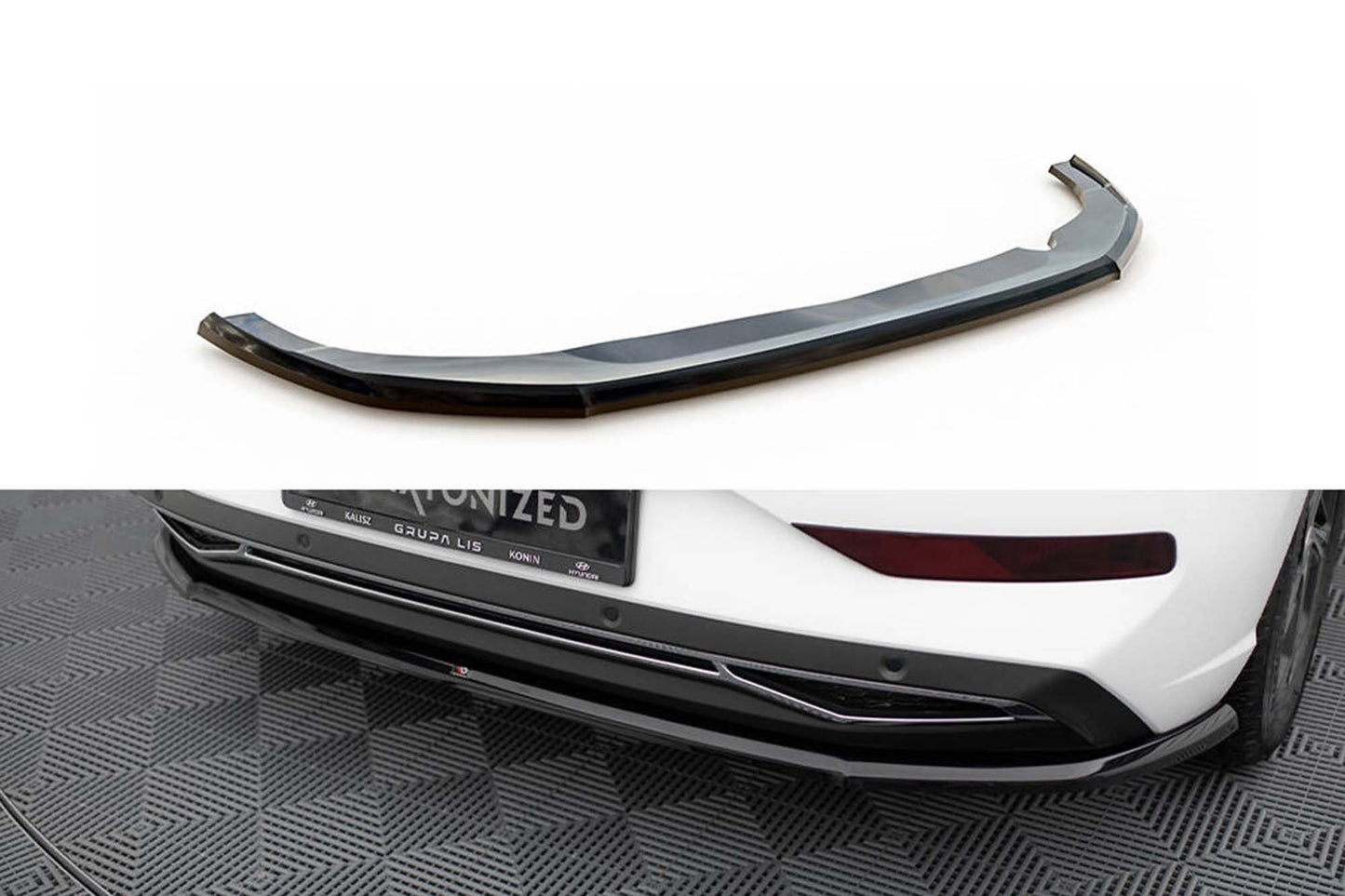 Difuser bara spate Maxton Design pentru Hyundai i30 (2020-), negru lac