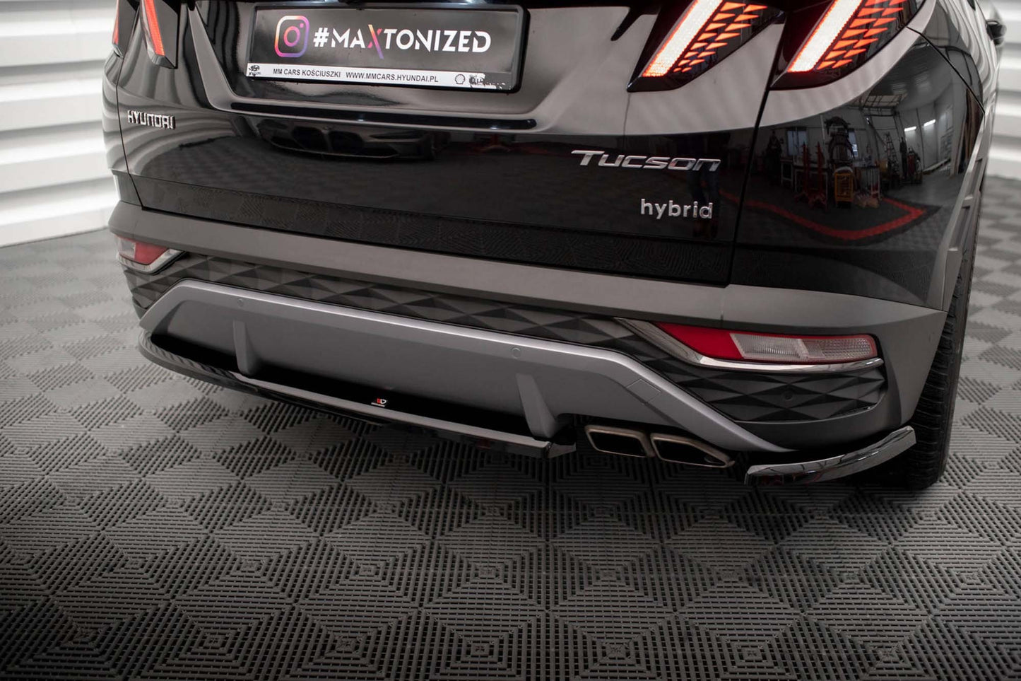 Difuser bara spate Maxton Design pentru Hyundai Tucson MK4 (2020-), culoare carbon
