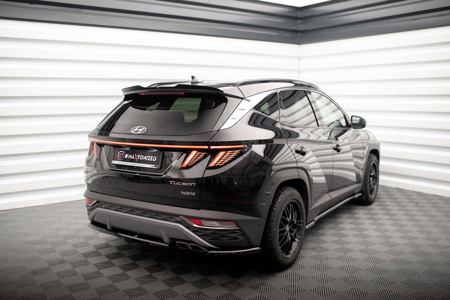 Difuser bara spate Maxton Design pentru Hyundai Tucson MK4 (2020-), culoare carbon