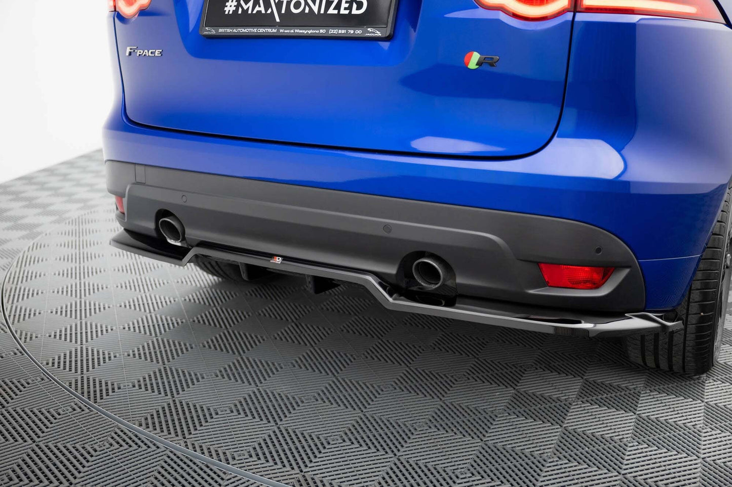 Maxton Design spoiler bara spate pentru Jaguar F-Pace R-Sport (2016-2020), lac negru
