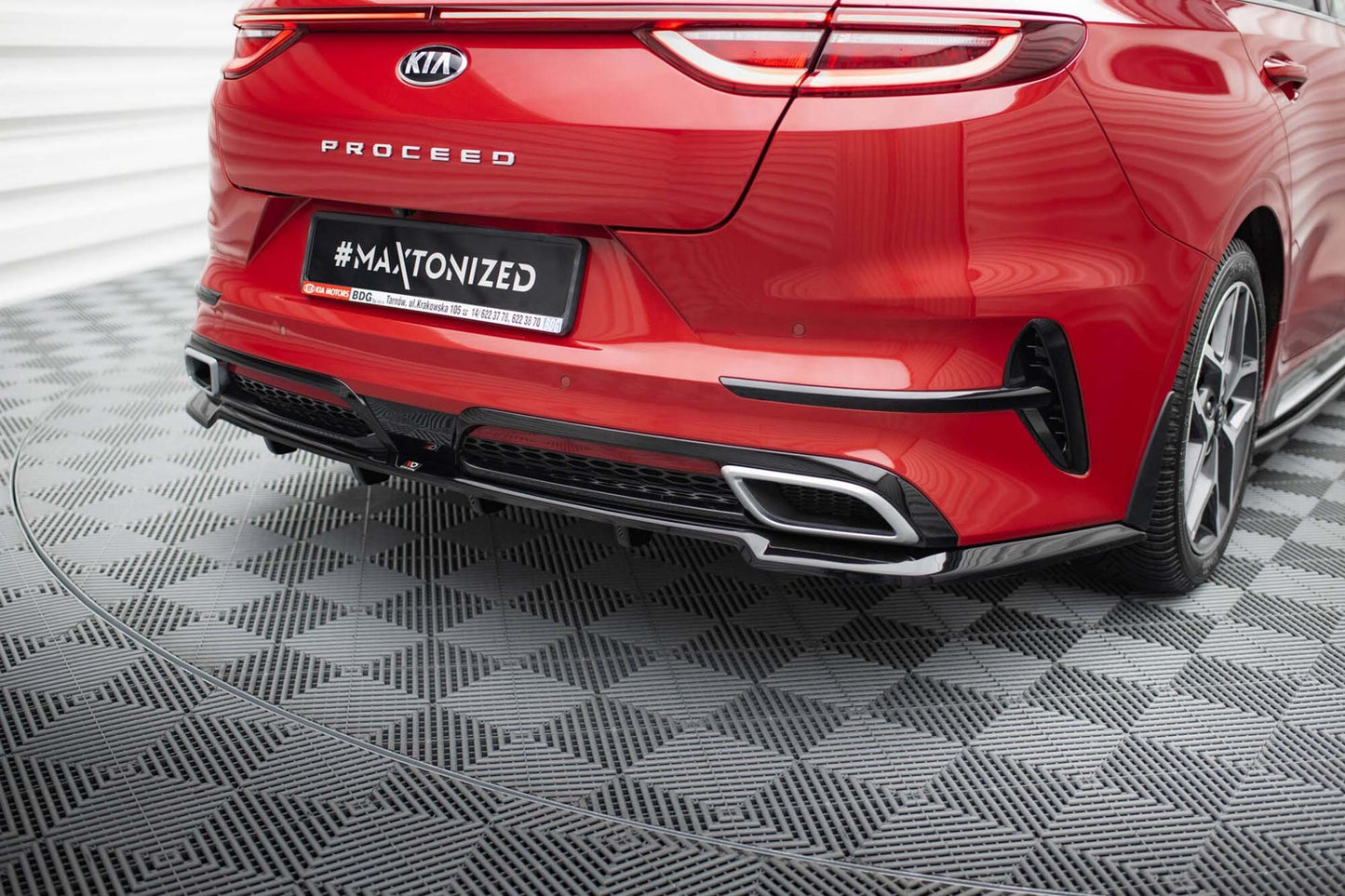 Spoiler bara spate Maxton Design pentru Kia Proceed GT-Line (2019-2022), negru lac