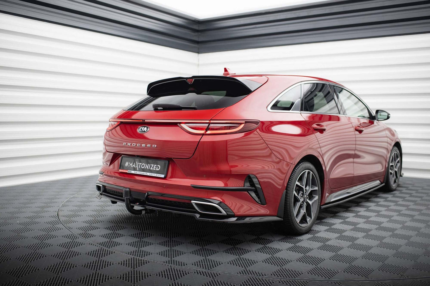 Spoiler bara spate Maxton Design pentru Kia Proceed GT-Line (2019-2022), negru lac