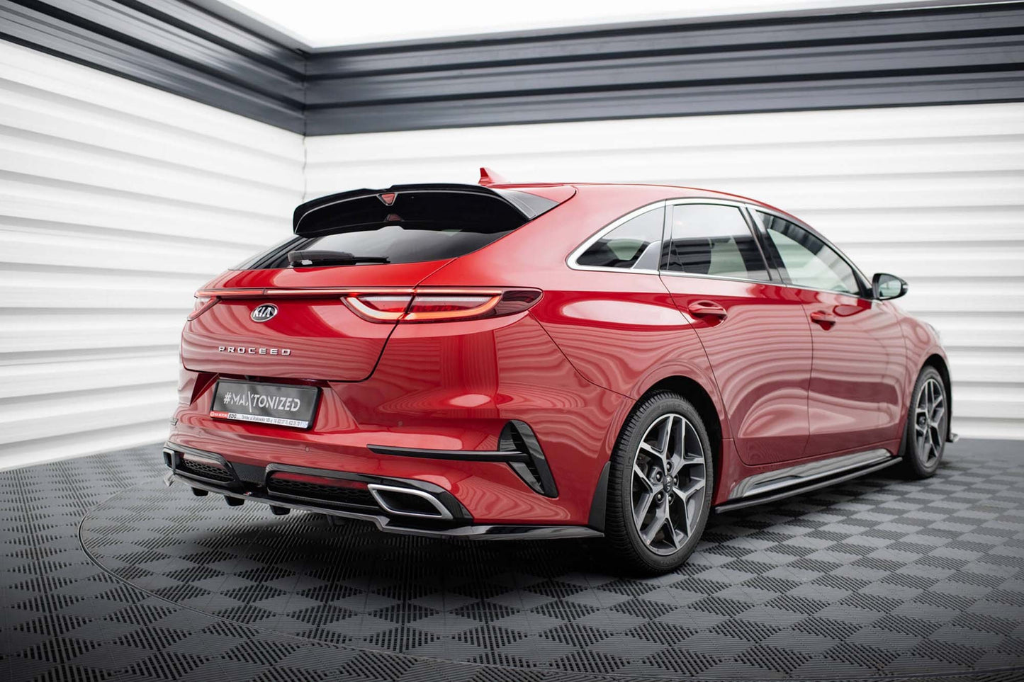 Spoiler bara spate Maxton Design pentru Kia Proceed GT-Line (2019-2022), negru lac