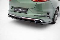 Spoiler Maxton Design pentru bara de protecție spate Kia Proceed GT-Line (2022+), negru lucios