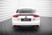 Maxton Design difuzor bară spate pentru Kia Stinger (2017-2023), negru mat
